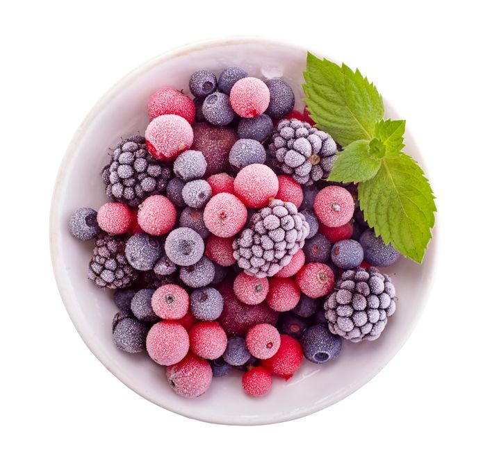 Cum congelezi fructele - Fructe de pădure congelate