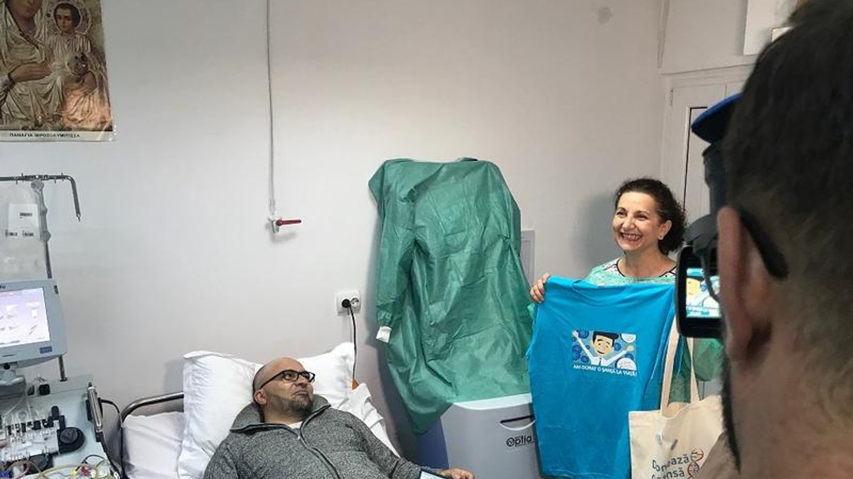 Un român a devenit erou în Italia după ce a donat celule stem (Foto: Hotnews)