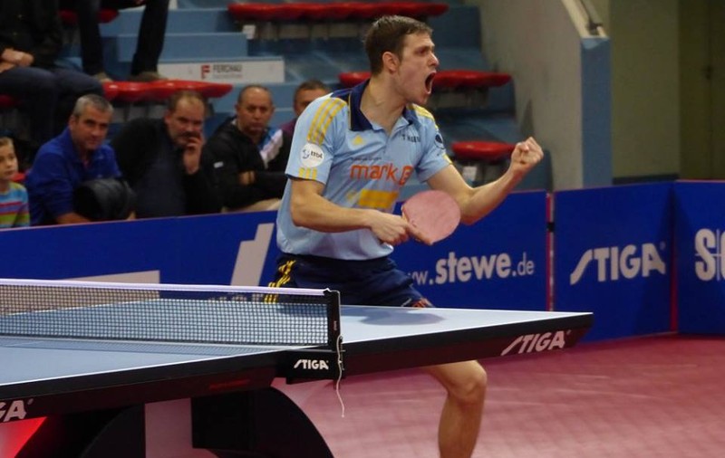 Campionul României, Ovidiu Ionescu, i-a luat un set marelui Zhang Jike / VIDEO