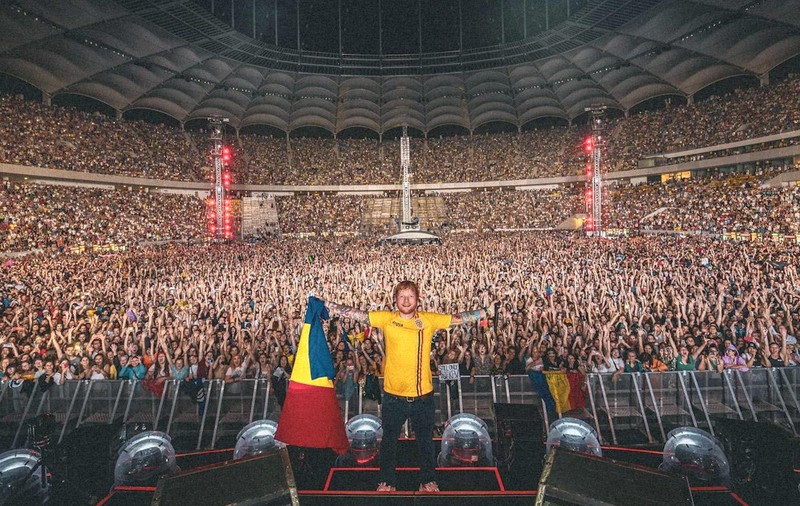 Ed Sheeran se întoarce în România. Concert în vara anului viitor pe Arena Națională