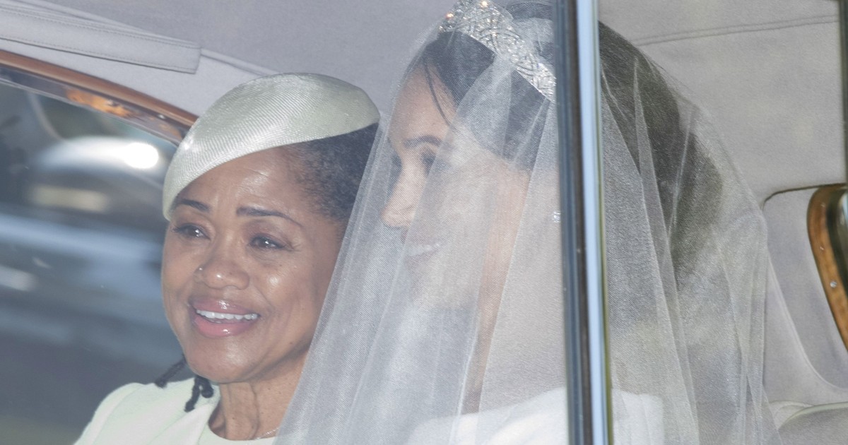 Doria Ragland, mama lui Meghan Markle, la nunta regală (foto Hepta)