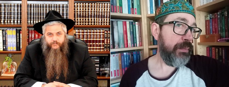 Rabinul-șef al Ucrainei, Moșe Reuven Azman, în dialog cu scriitorul Vasile Ernu