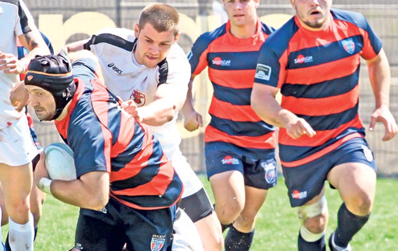 Cu o săptămână înaintea derby-ului de fotbal, «militarii» au umilit Dinamo (67-10) la rugby