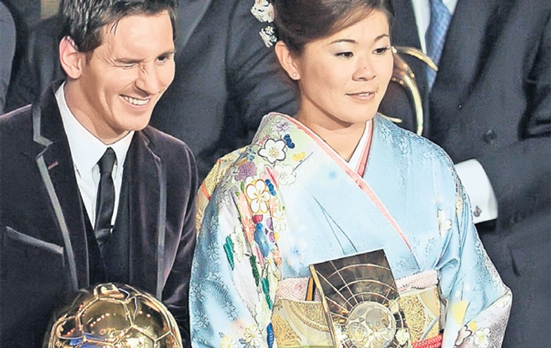 Homare Sawa, Messi în varianta feminină