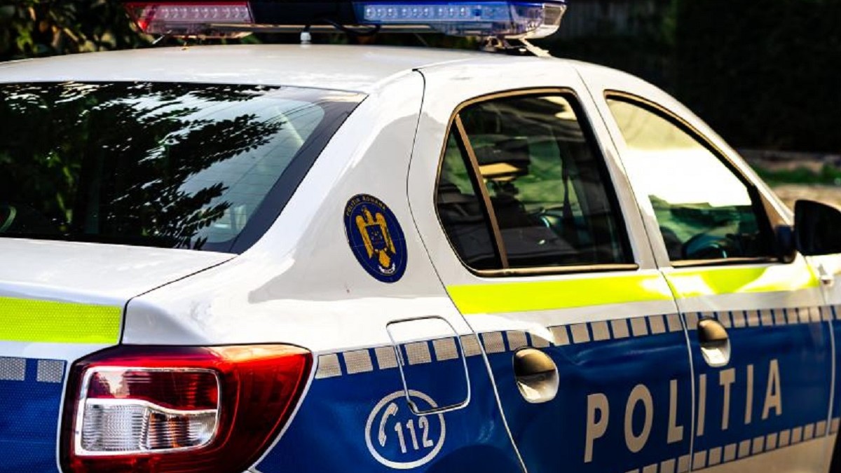 Mașină de poliție. Imagine cu caracter ilustrativ. Foto: Poliția Română
