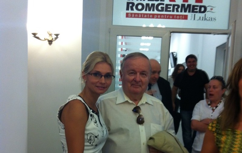 Ruxandra Dragomir şi Cristian Ţopescu s-au întâlnit la o clinică medicală de lux