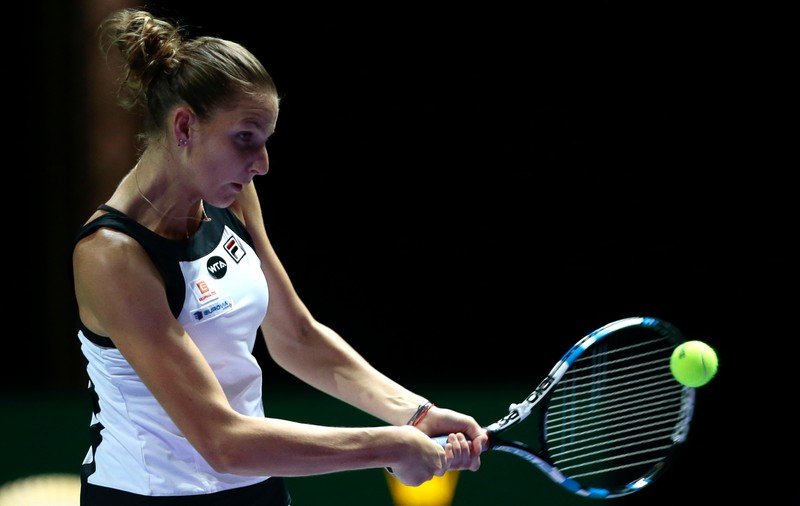 Tenis. Karolina Pliskova s-a impus în fața lui Garbine Muguruza în Grupa Albă, la Turneul Campioanelor
