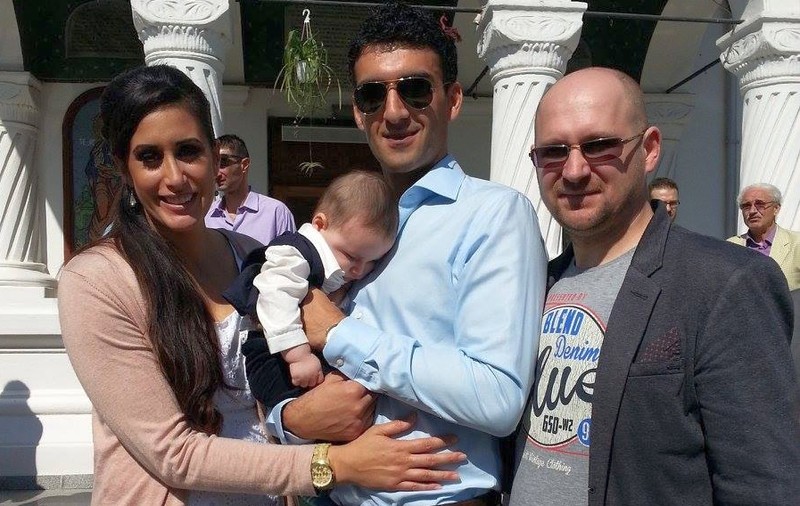 Bogdan și Lily Olteanu l-au botezat pe Lucian Keoki Kamakakaiwihilo