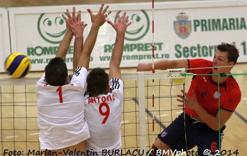 Una caldă, alta rece. Craiova, în optimile Cupei CEV. Dinamo a fost eliminată de Kecskemet
