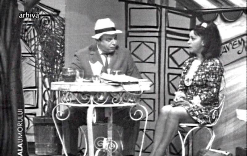 Masa la care au stat Octavian Cotescu și Coca Andronescu acum 50 de ani, folosită la Revelionul 2018 la TVR 2!