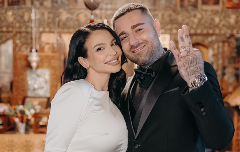 TJ Miles și Francisca s-au căsătorit religios: „Înainte ca miracolul nostru să vină pe lume”. Cine sunt cele două vedete care le-au fost nași