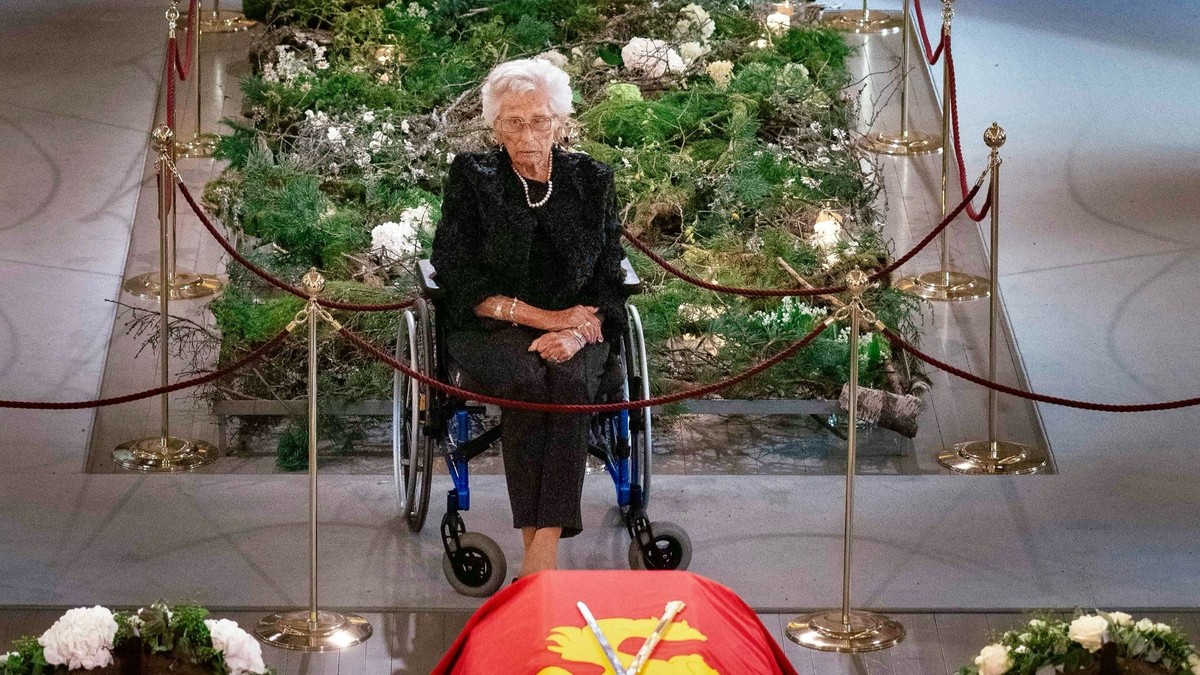 Prințesa Astrid a asistat în urmă cu două zile la funeraliile fratelui ei. Foto: Casa Regală a Norvegiei.