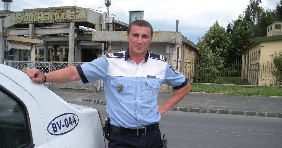 Imagini cu riposta polițistului lovit de Boureanu