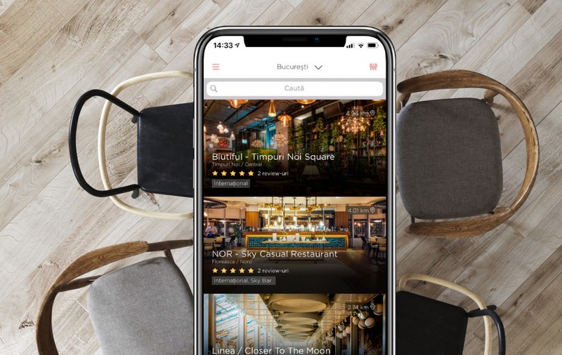Aplicația "Restograf" se relansează, după o investiție de 450.000 euro. Își propune să revoluționeze piața online a rezervărilor la restaurante