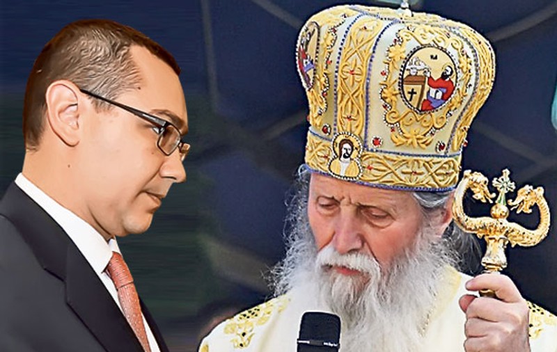 Premierul Victor Ponta, în conflict cu ÎPS Pimen