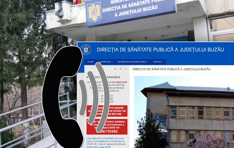 În plină criză COVID-19, DSP Buzău a avut un număr greșit pe site. Ce a pățit o femeie când a sunat să ceară ajutor pentru sora bolnavă de cancer