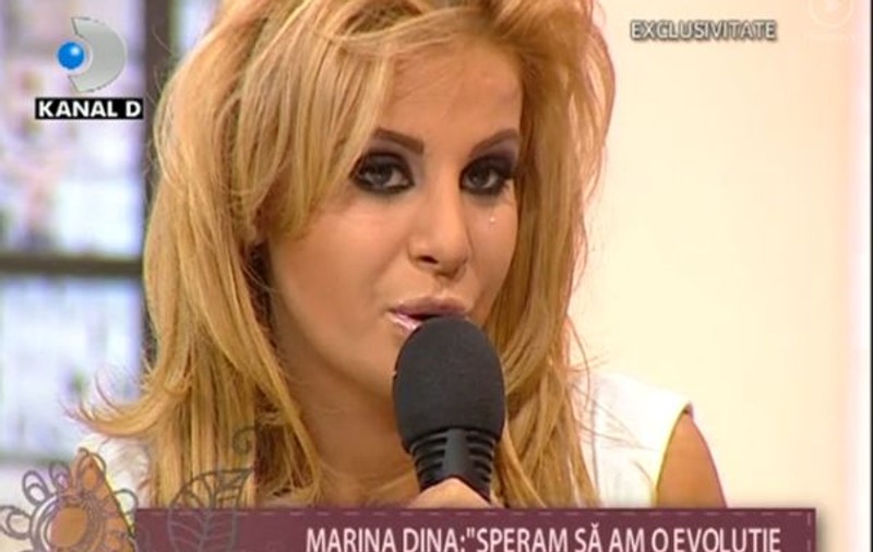 Marina Dina, cu ochii în lacrimi la TV. Vezi de ce! 