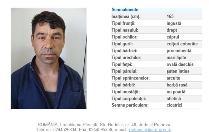 Hoțul care golește frigiderele localnicilor într-un sat din Prahova. E evadat de două săptămâni, iar polițiștii nu pot să-l prindă