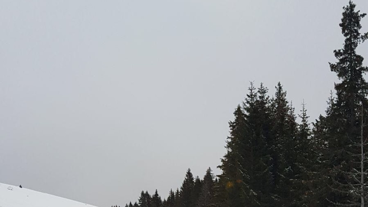 Turiști blocați pe Vârful lui Roman, din județul Vâlcea