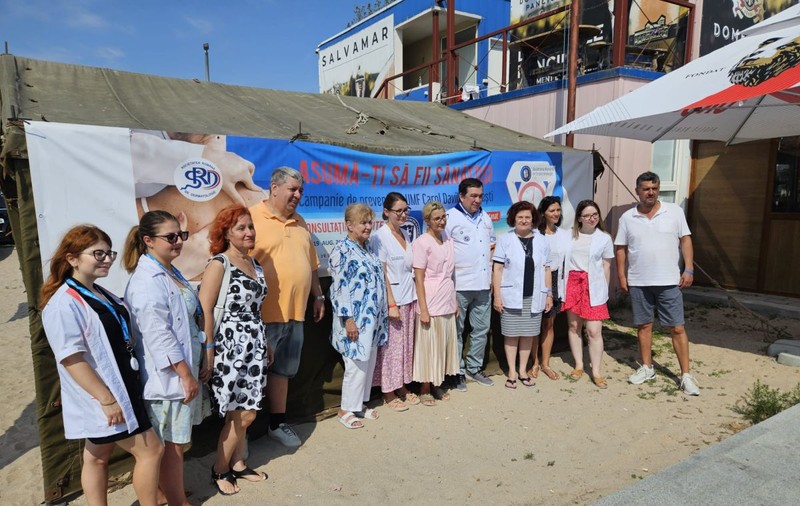 Campania de prevenție „Asumă-ți să fii sănătos!” revine pe litoral. Turiștii vor beneficia de consultații gratuite