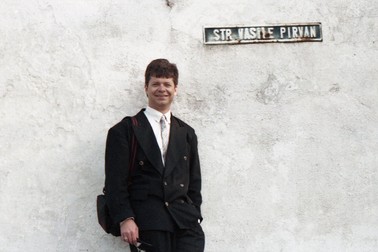 David Hadaller în Constanţa, 1989 (Foto: © David Hadaller, arhivă personală)
