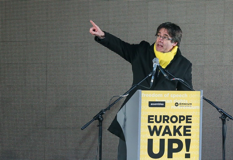 Peste 45.000 de catalani au protestat în Bruxelles