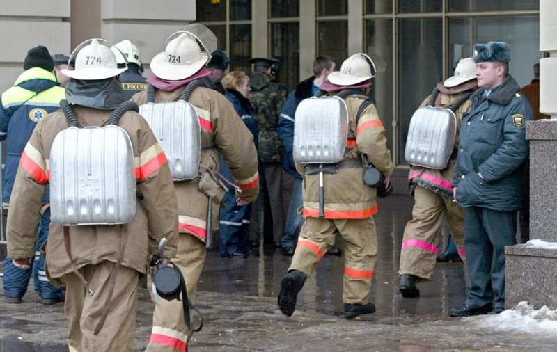 Incendiu în Ministerul rus al Afacerilor Interne