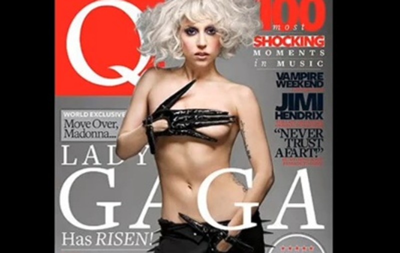 Video / Lady Gaga, topless în Q Magazine