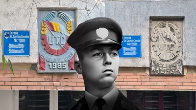 Colaj-denumire strada erou, steme comunism