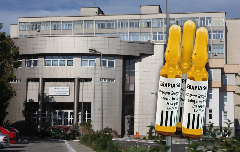 Cazul pacientelor sedate de asistentul de la Spitalul Militar: bărbatul a scos 18 fiole de diazepam din farmacie, iar personalul medical de gardă a cerut test după ce s-a simțit rău. „Se tem că le-a pus și doctorilor în cafea”