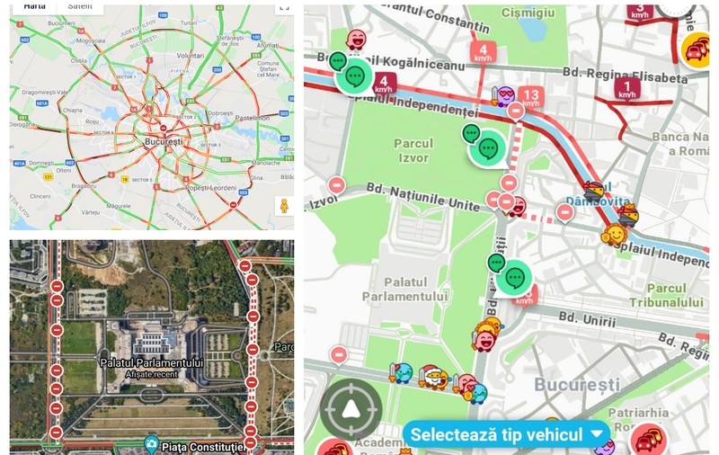 Mitingul AUR din fața Parlamentului a dus la restricționarea traficului în zonă. Indicațiile Poliției Rutiere pentru șoferi