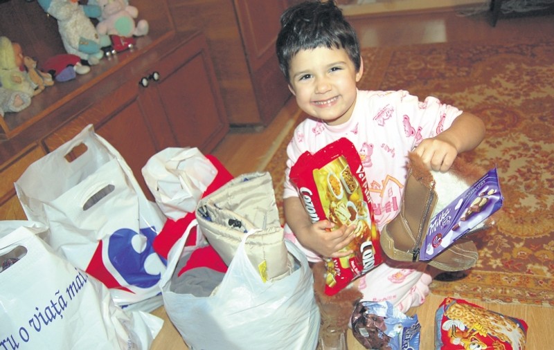 «Tati, a venit Moşul şi la mine!»