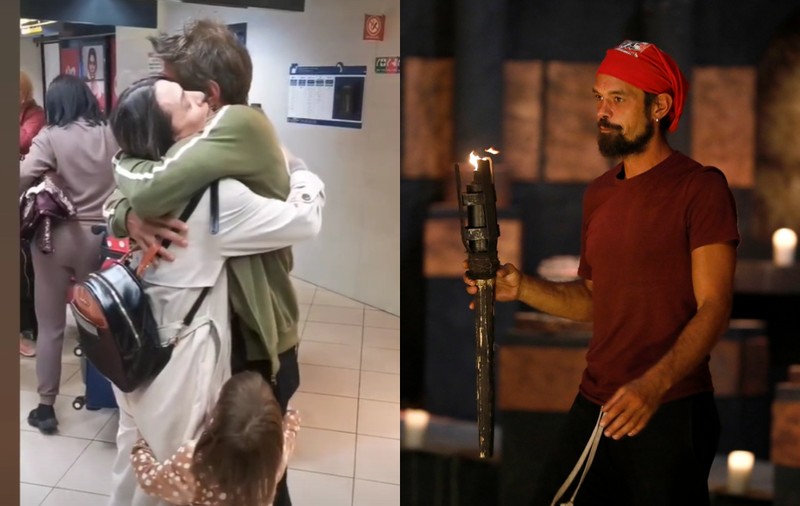 DOC s-a întors în România după eliminarea de la Survivor 2023. Cine l-a așteptat la aeroport și ce reacție a avut soția când l-a văzut