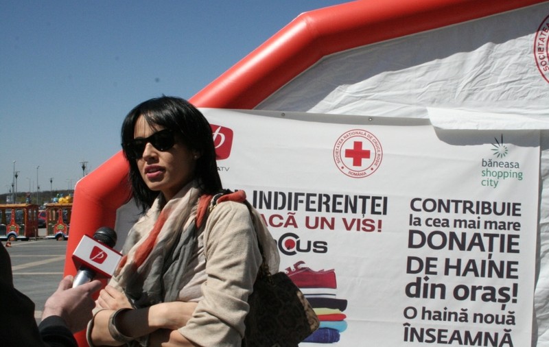 Andreea Raicu s-a alăturat campaniei “Stop indiferenței. Îmbracă un vis”