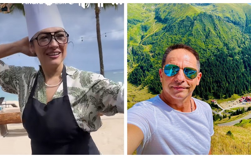 Imagine de colecție cu Dan Negru și soția lui, alături de familia Măruță, în Mauritius. „Prima fotografie cu Andra am făcut-o acum vreo 25 de ani”