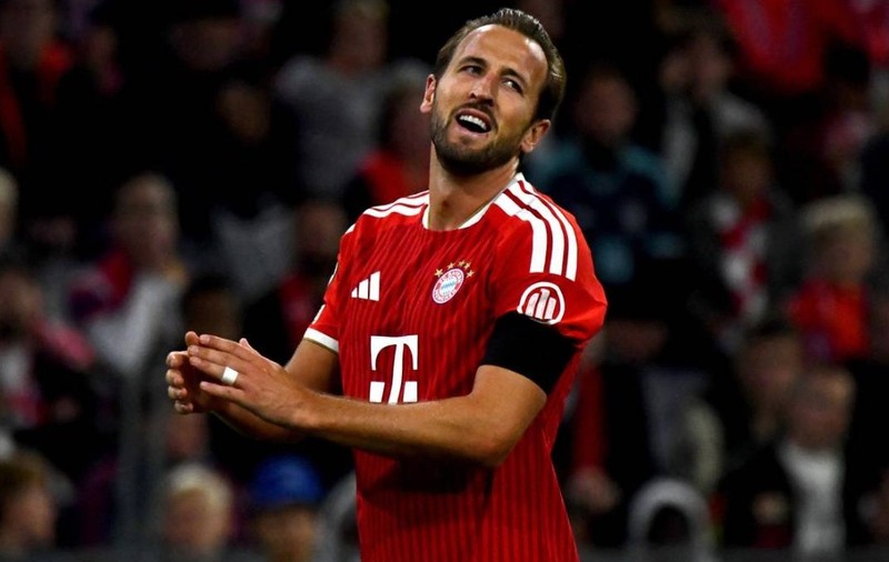 Harry Kane, în timpul meciului Bayern München – FK Bodø/Glimt, disputat pe 10 septembrie 2026, pe Allianz Arena, în Liga Campionilor. Sursă foto: Profimedia Images