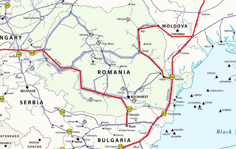 Harta conductelor regionale