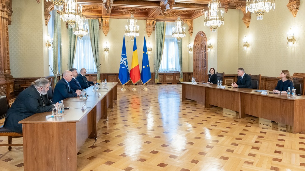 Klaus Iohannis, Marcel Ciolacu, Ilie Bolojan și Kelemen Hunor