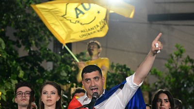 Liderul partidului naționalist-suveran AUR (Alianța pentru Unirea Românilor) din România, George Simion profimedia-0880203528