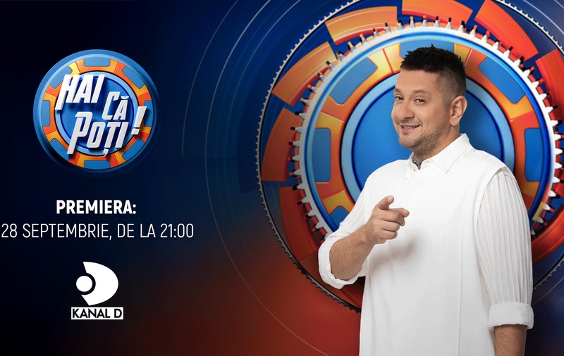 Când începe „Hai că poți!”, show-ul prezentat de Octavian Strunilă la Kanal D
