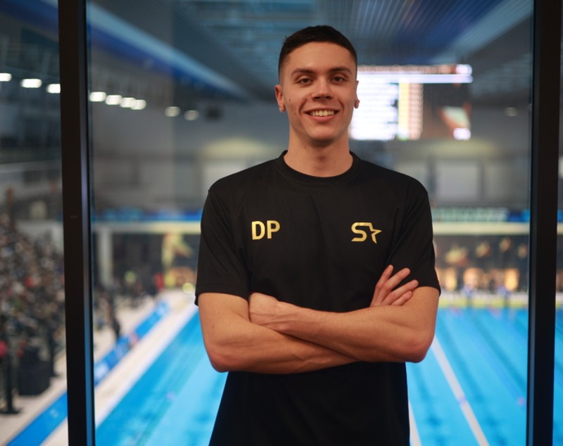 David Popovici a concurat alături de alte șapte nume mari ale înotului mondial la „Sprint with the Stars” din România