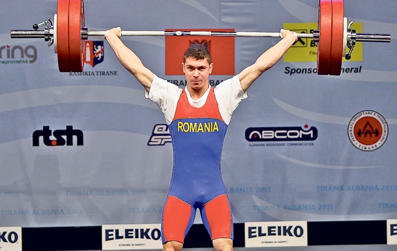 «Dublă» de AUR! Florin Croitoru este campion european absolut la haltere
