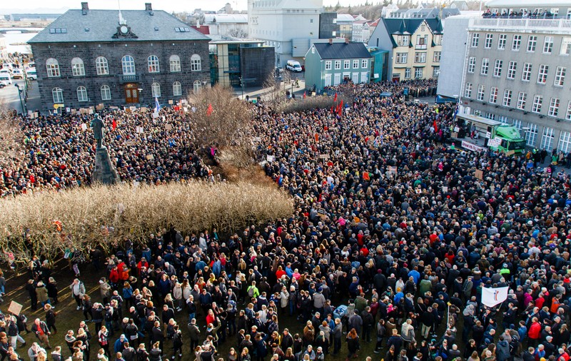 Urmările Panama Papers: Proteste de amploare la Reykjavik, islandezii cer demisia premierului