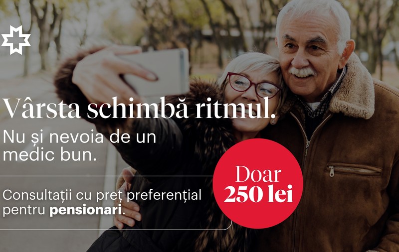 Consultații medicale la preț accesibil pentru pensionari, în policlinicile Regina Maria: cum funcționează și cine poate beneficia?