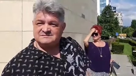 Secureanu și avocata Stănculescu, surprinși pe treptele Tribunalului București | Captură YouTube Marian Moroșan