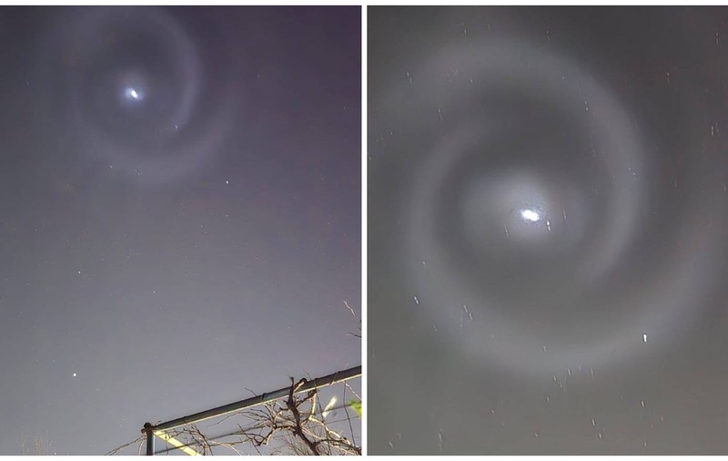 Fenomen spectaculos văzut în Neamț, după lansarea unei rachete SpaceX: o spirală luminoasă a apărut pe cer I VIDEO 
