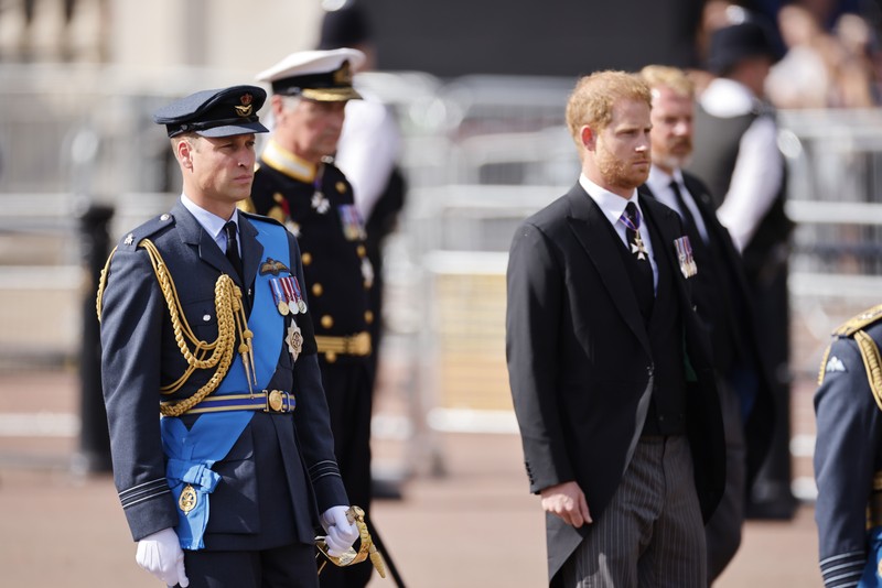 Prințul William și prințul Harry. Foto: Epa