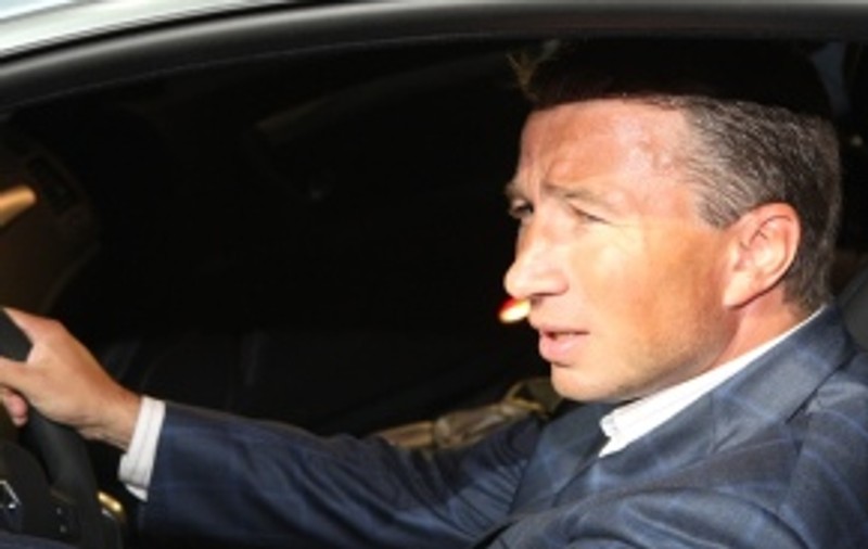 Dan Petrescu, imaginea modelului Renault Laguna Coupe