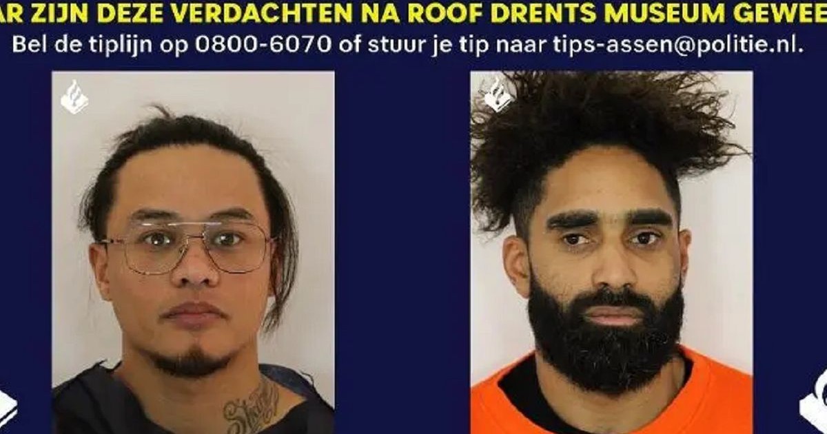 Douglas Chesley Wendersteyt și Bernhard Zeeman, suspecții reținuți în cazul jafului de la Muzeul Drents din Olanda