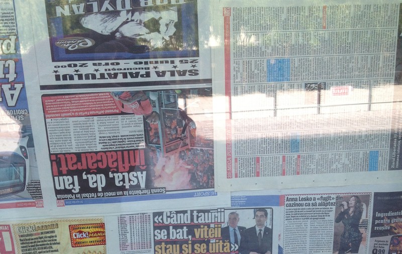 AFIȘUL ”MECIULUI” Burleanu - Prodan